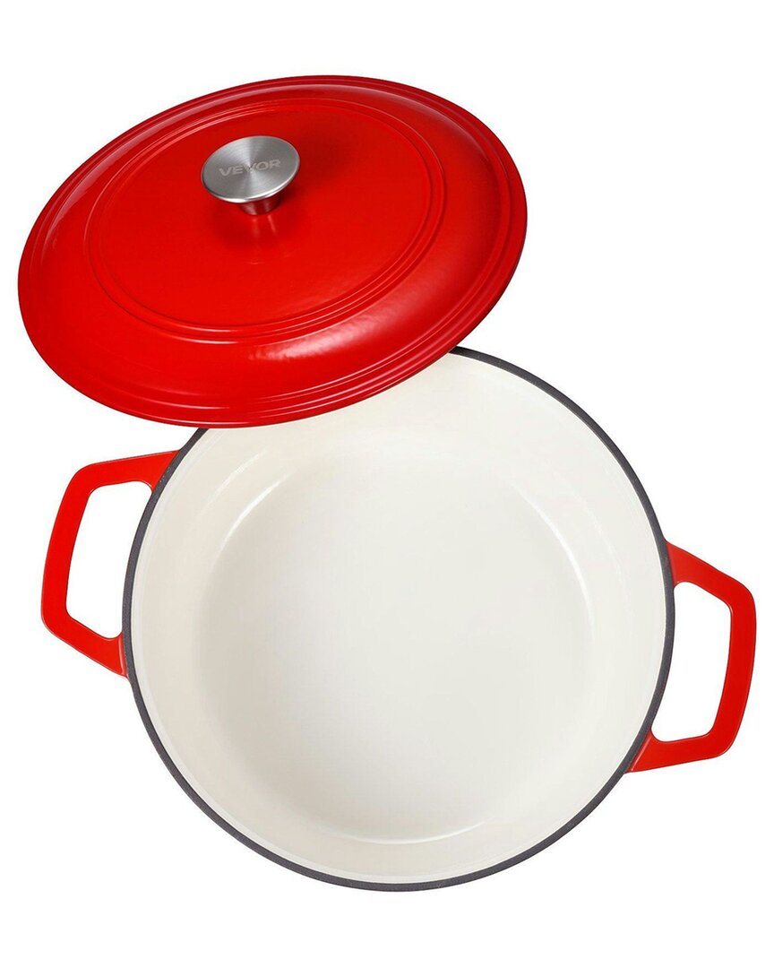 Vevor 6qt Enameled Cast Iron Dutch Oven
