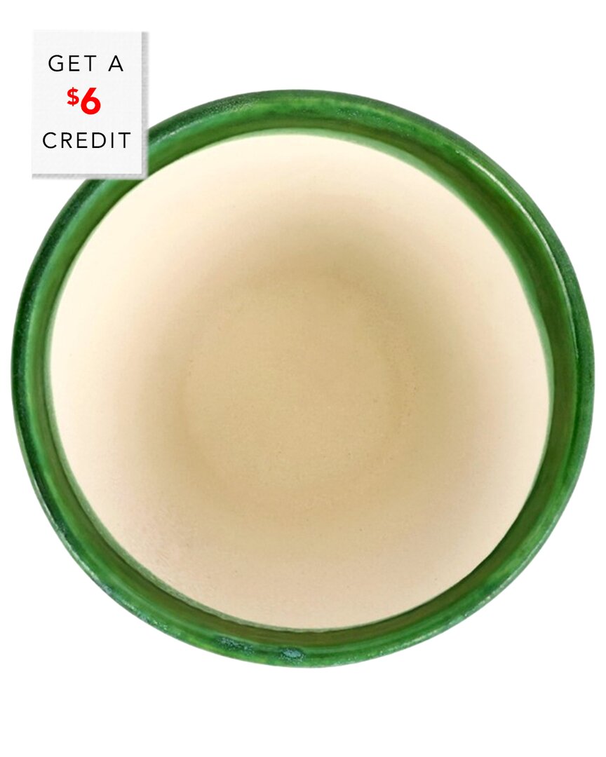 Vietri Viva Garden Reactive Small Cachepot In Neutral