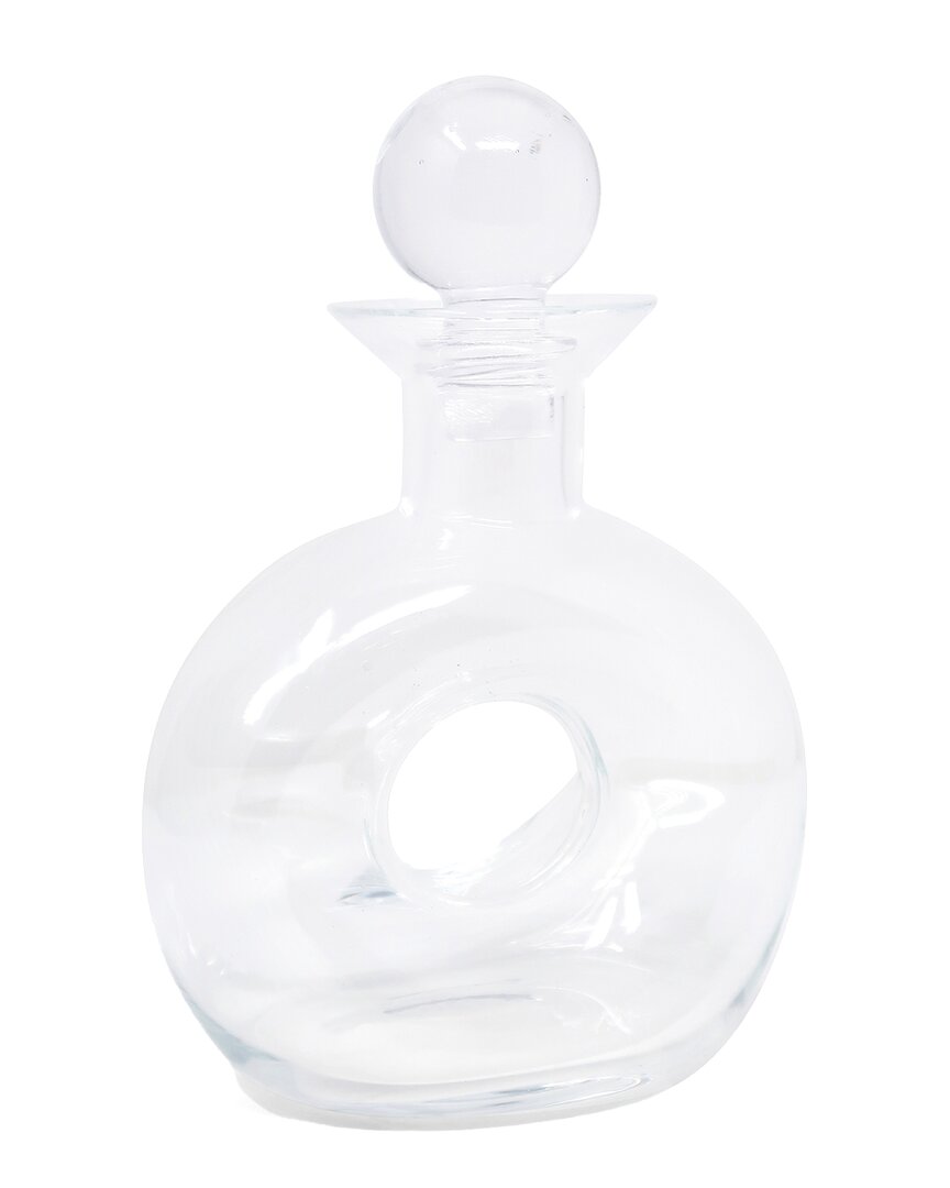 Vivience Hole Design Decanter With Lid