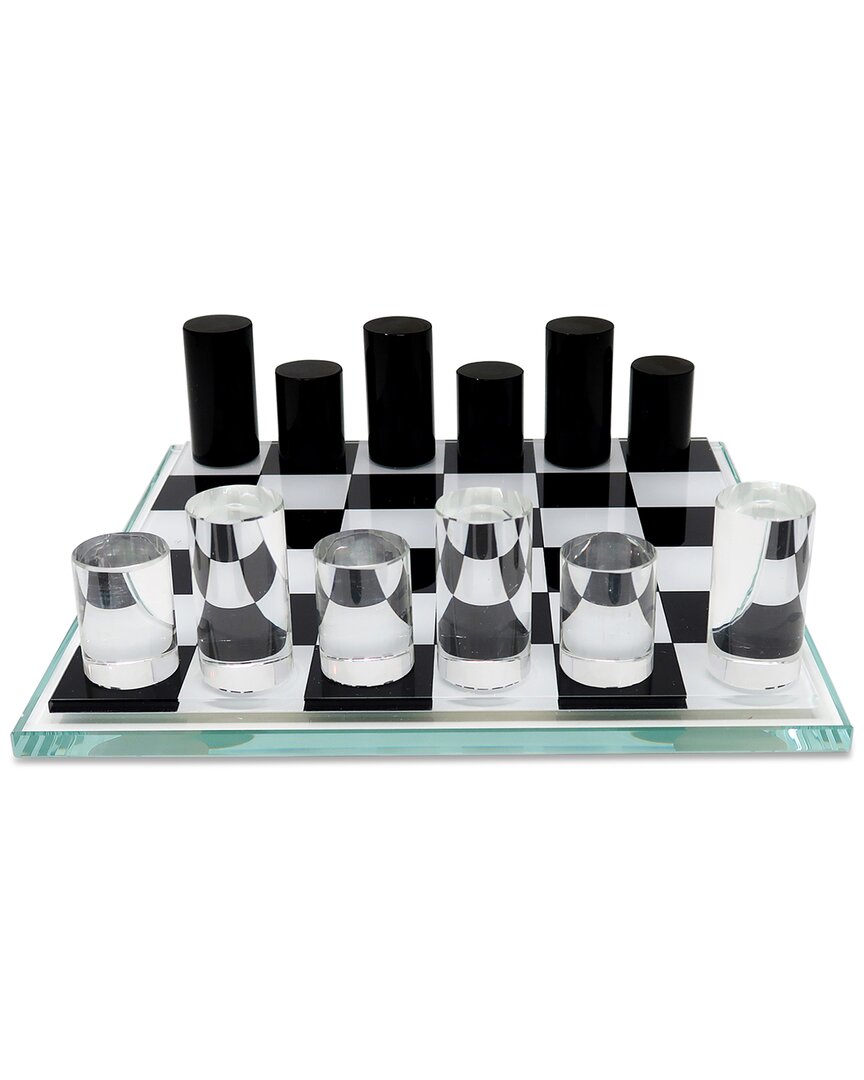 Vivience Crystal Chess Game In Black