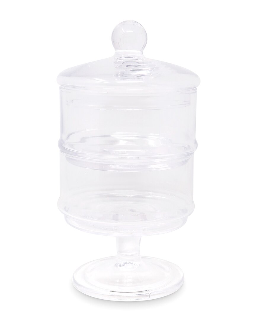 Vivience Double Cookie Jar In White