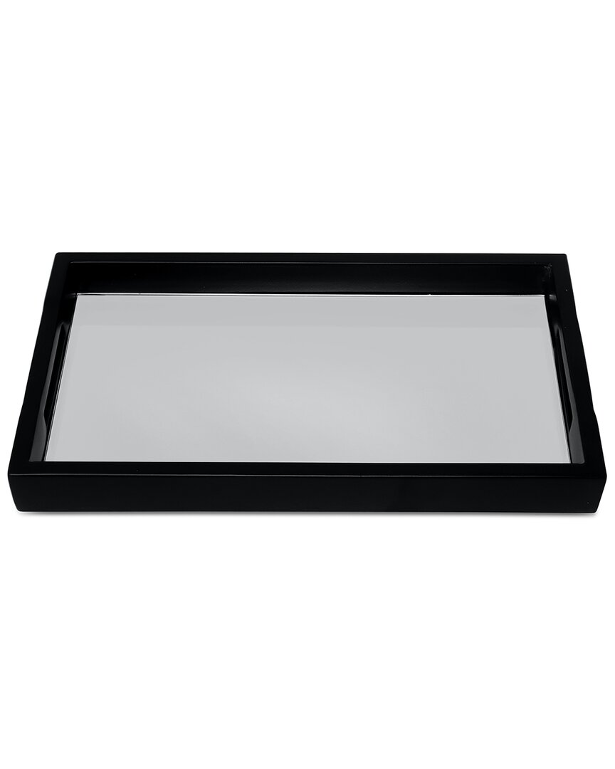 Vivience Rectangle Mirror Tray In Black