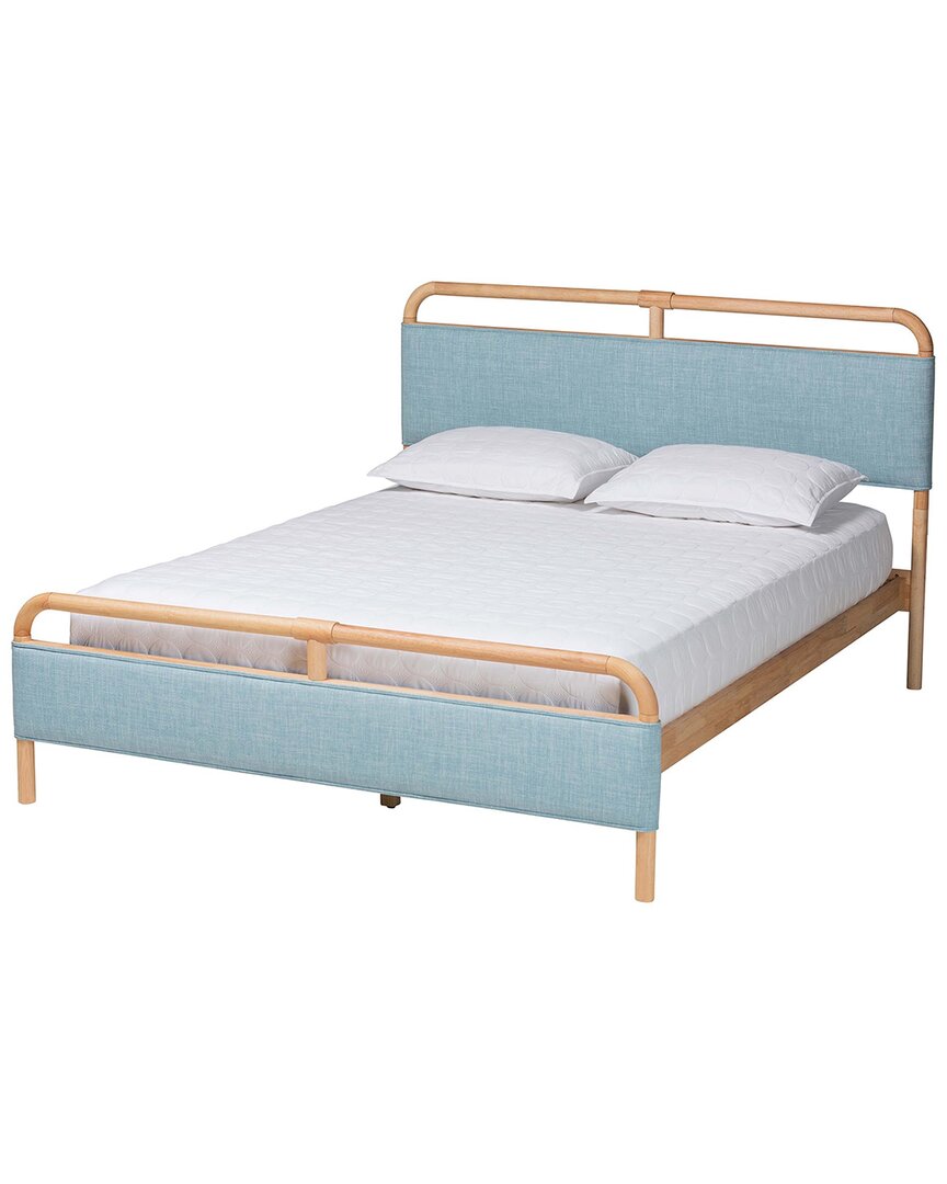 Baxton Studio Mateo Modern Wood Queen Size Platform Bed