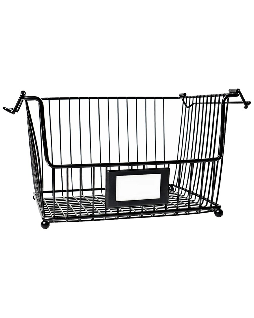 Oba Method Set Of 8 Open Market Baskets In Black
