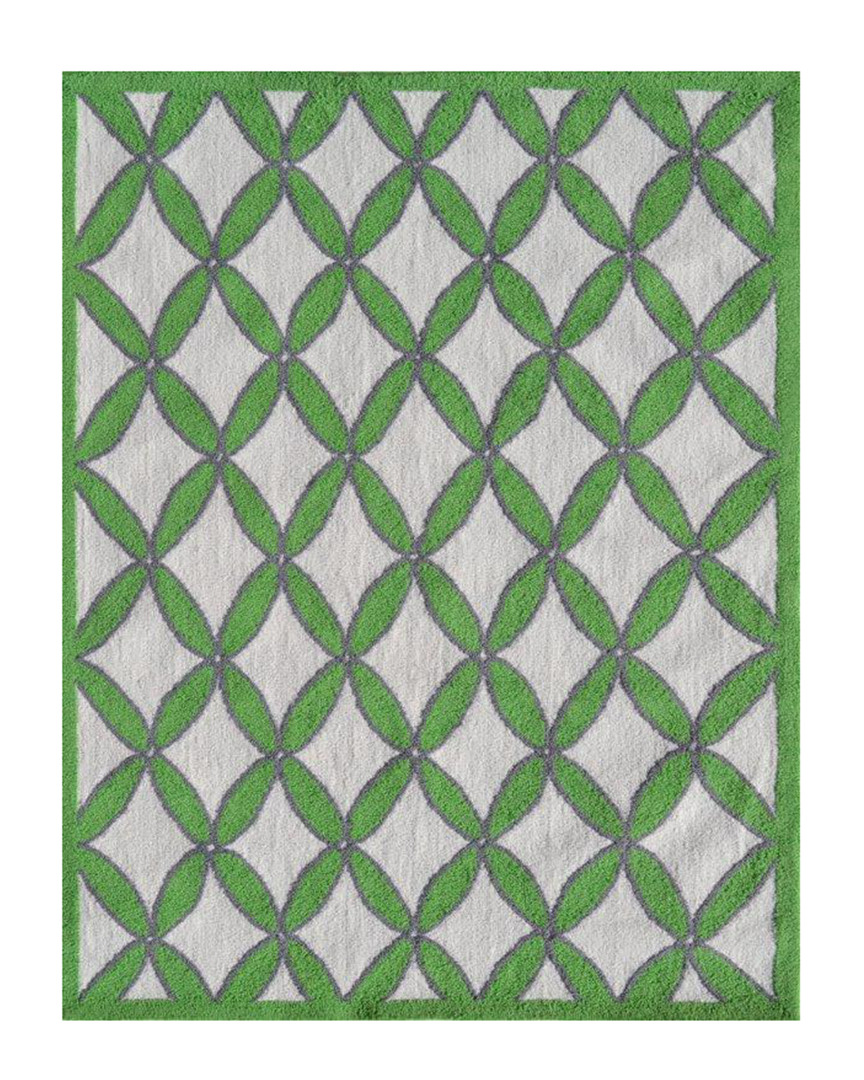 R16 Diamonds Hand-made Transitional Indoor /outdoor Rug