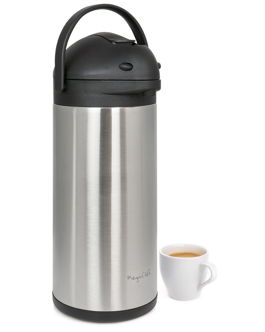 Megachef 5qt Stainless Steel Vacuum Air Pot In Silver