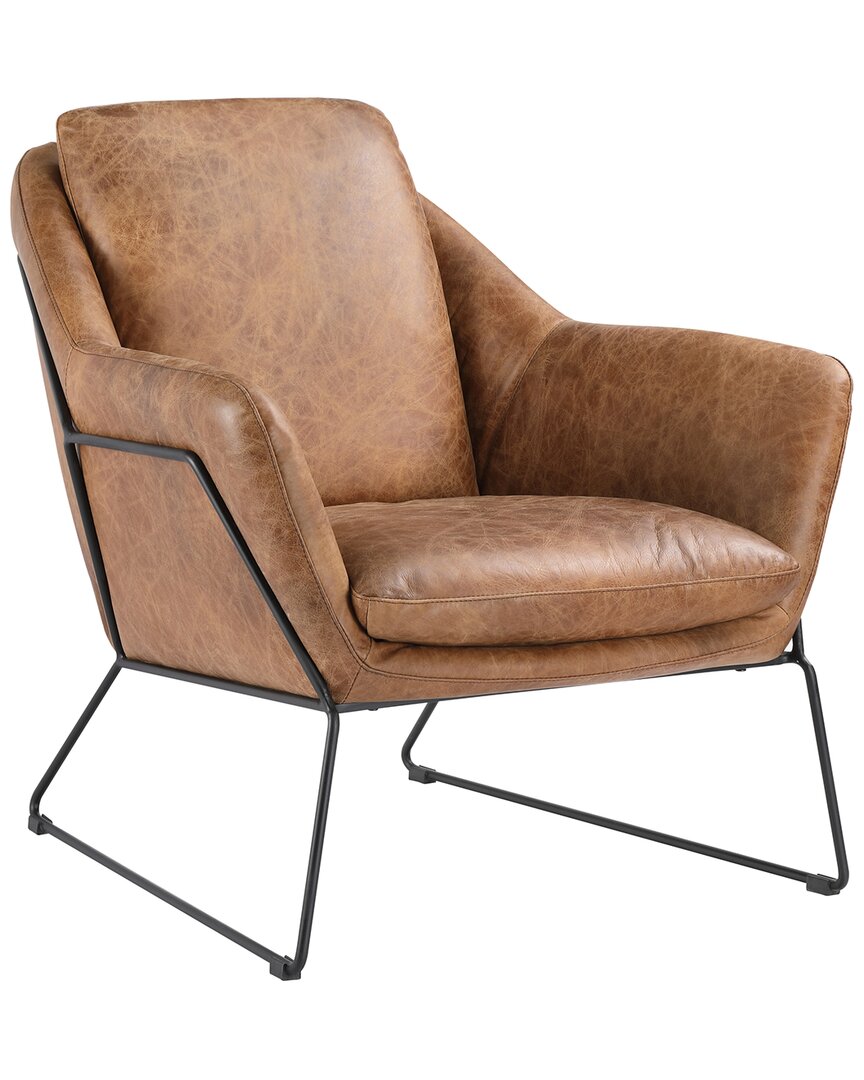 Moe's Home Collection Greer Club Chair In Brown