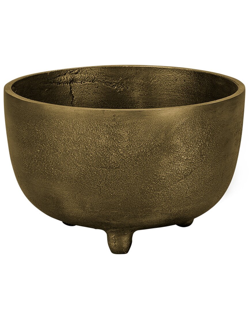 Jamie Young Co. Relic Metal Large Footed Decorative Bowl