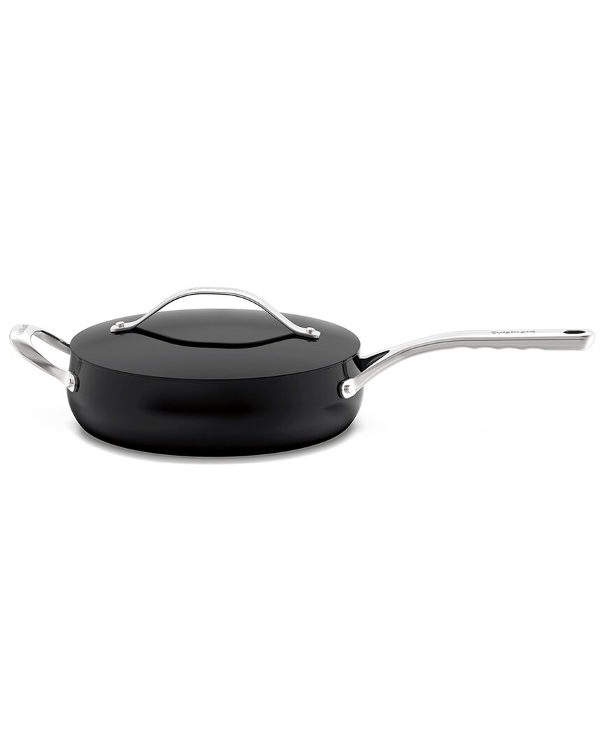 Cuisinart Culinary Collection 4.5qt Black Saute Pan 34c345-30hbk In Black