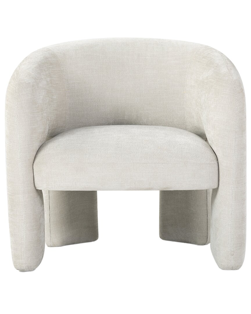 Safavieh Couture Tamlyn Performance Fabric Accent Chair In Beige