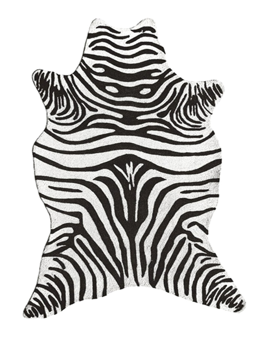 R16 Zebra Hand-made Acrylic Contemporary Indoor/outdoor Rug