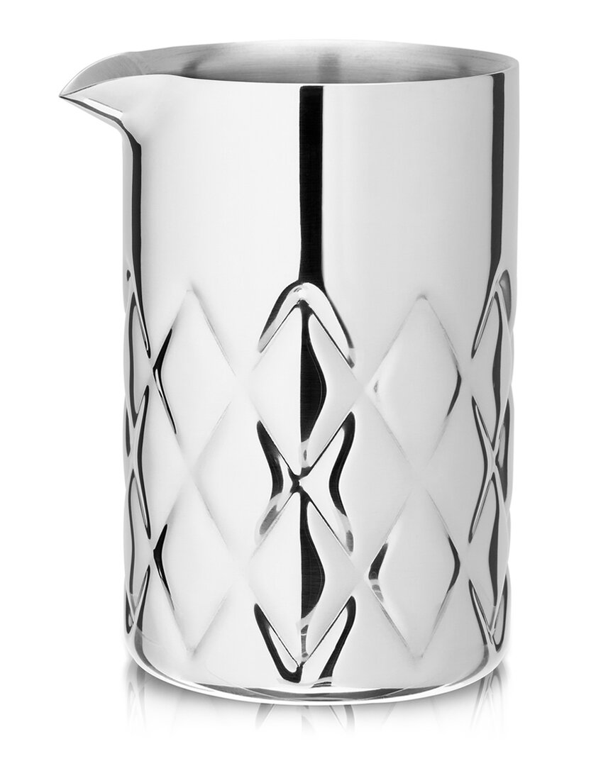 Viski Double-walled Mixing Glass In Silver