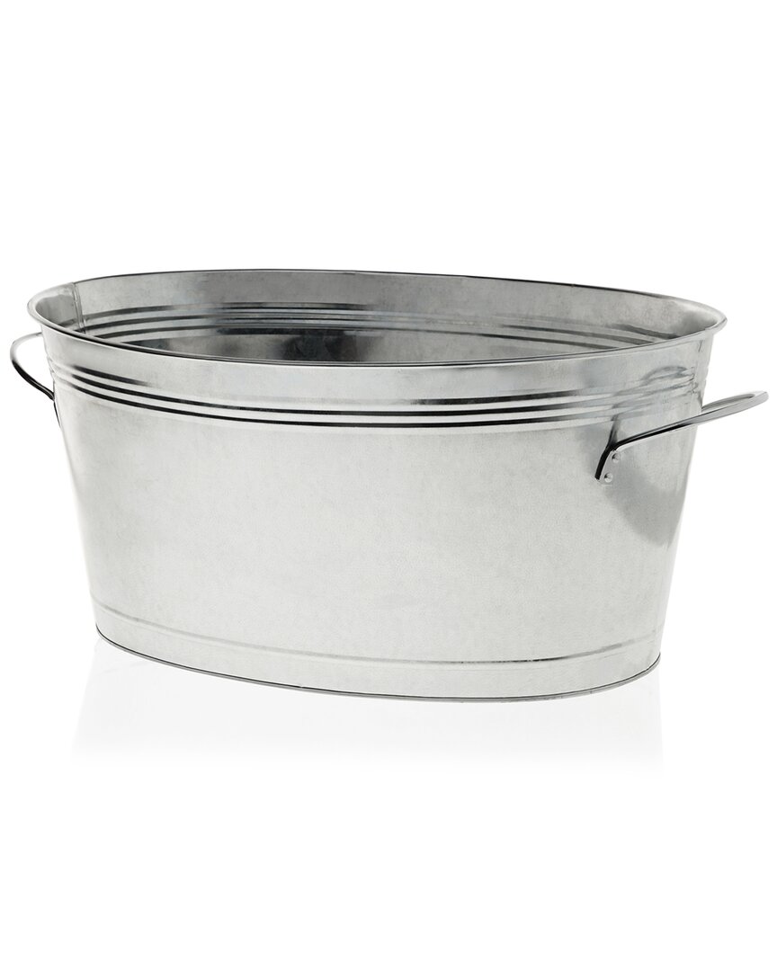 True Galvanized Ice Bucket In Silver