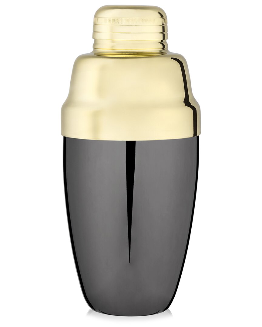Viski Two-toned Heavyweight Shaker In Black