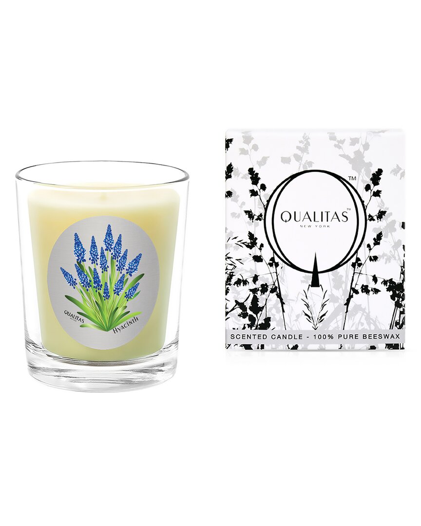 Qualitas Hyacinth 6.5oz Candle In White