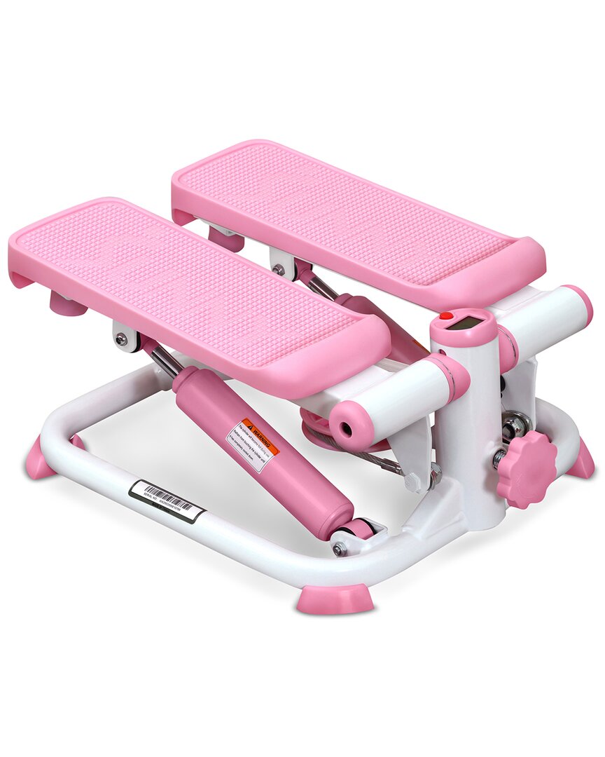 Sunny Health & Fitness Total Body Pink Stepper Machine