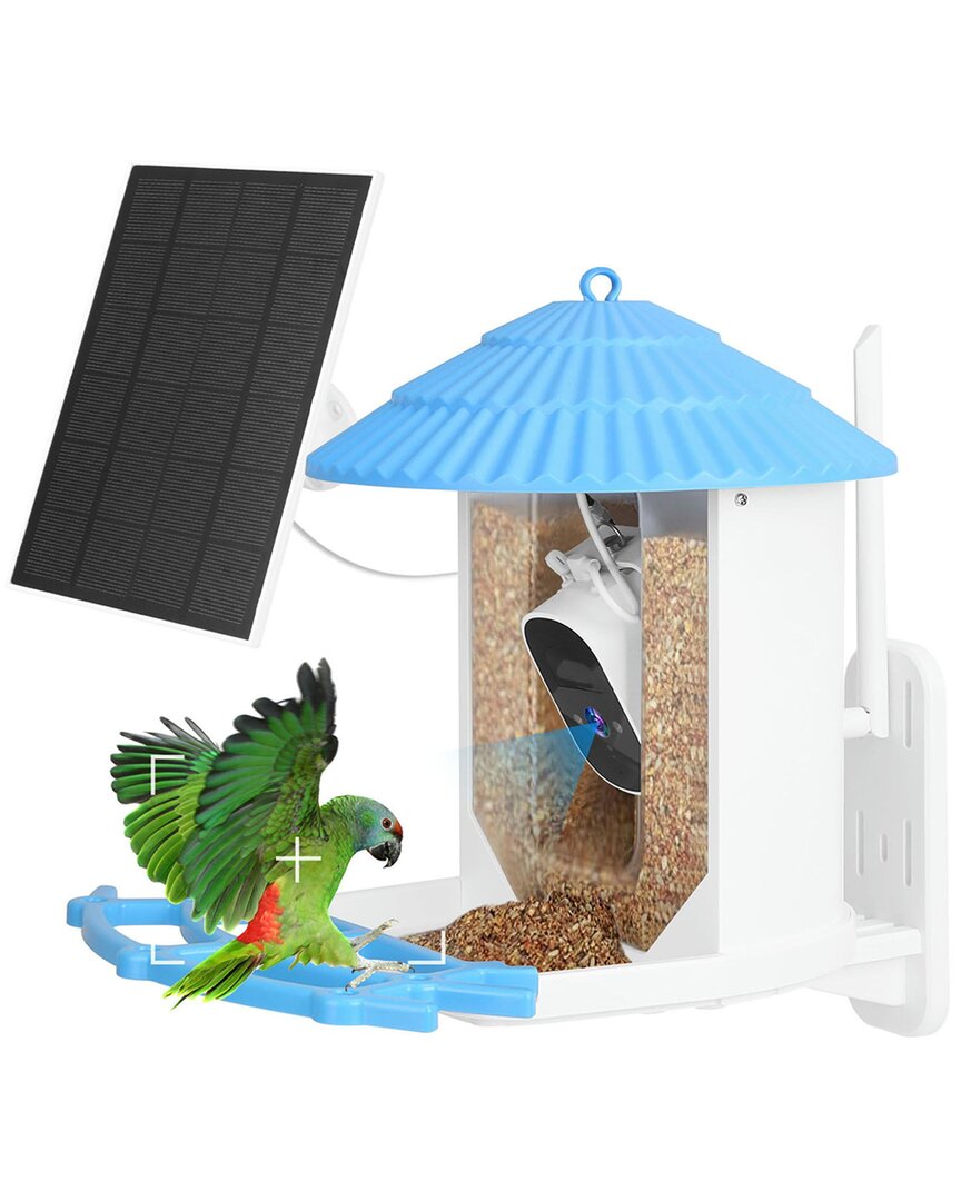 Fresh Fab Finds Solar Powered Smart Bird Feeder With Bird Watching Camera & Real-time App Notificati