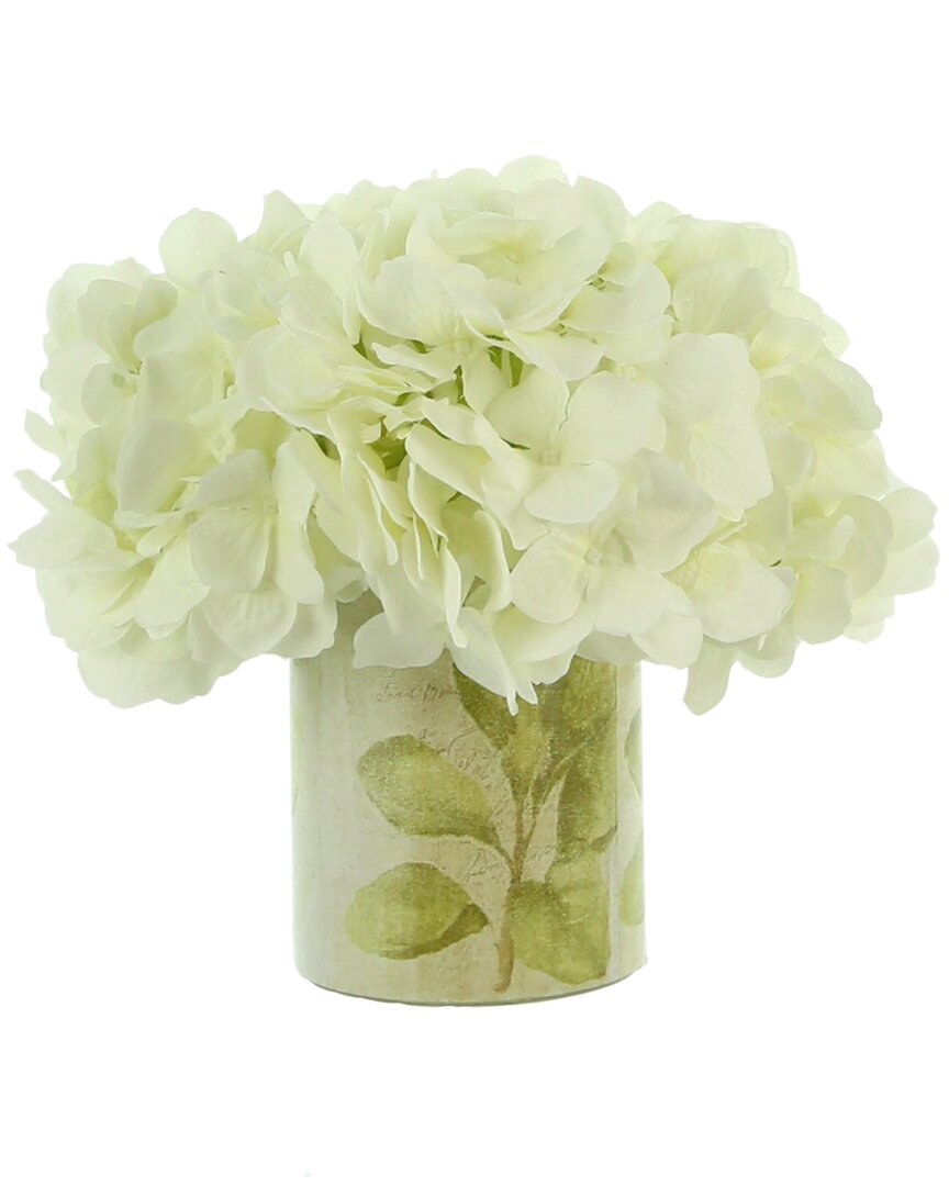 Creative Displays Cream Hydrangeas Bouquet Arrangement In White