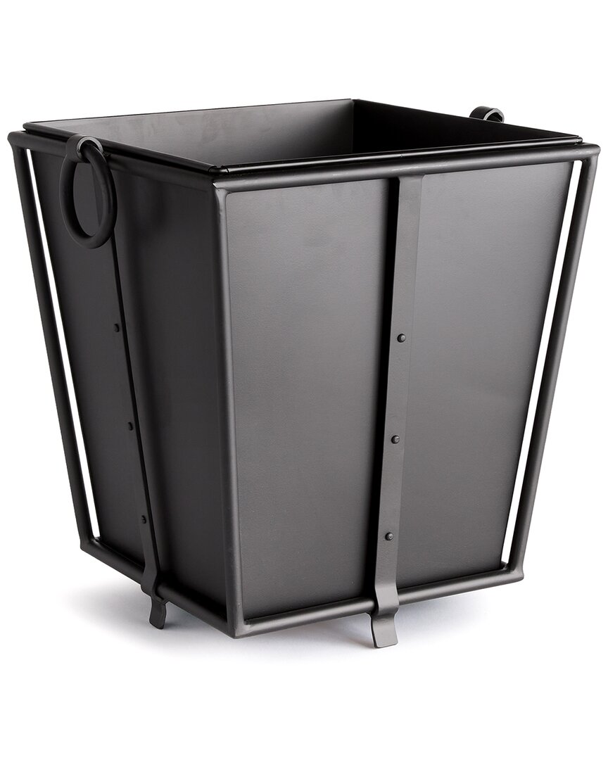 Napa Home & Garden Small Callahan Tapered Planter In Black