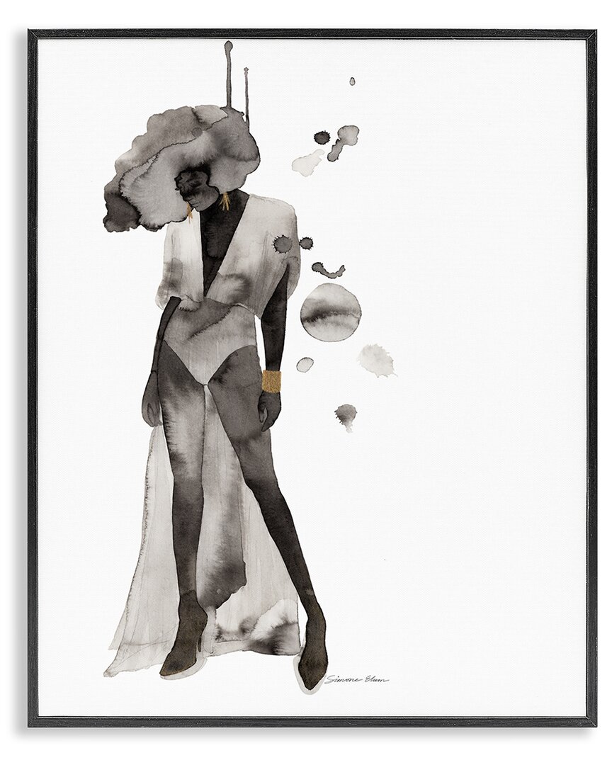 Stupell Industries Abstract Woman Illustration Framed Giclee Art