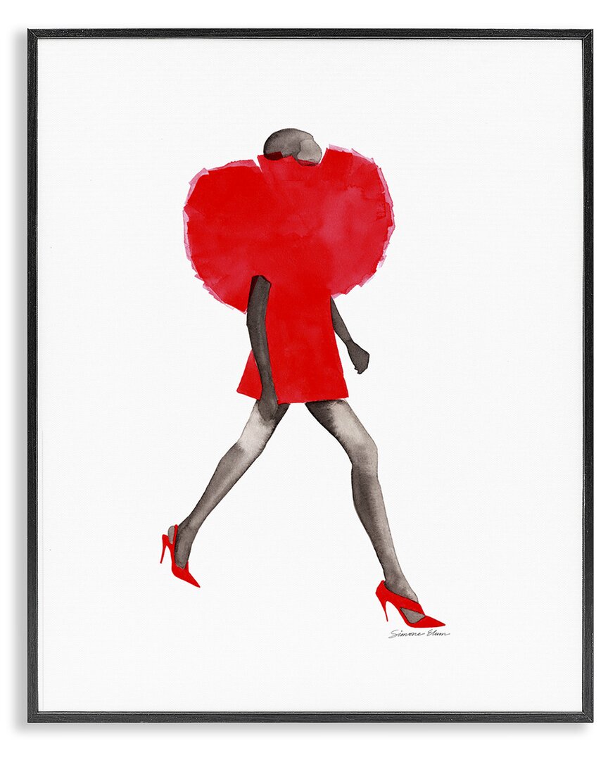 Stupell Industries Fashion Pose Framed Giclee Art