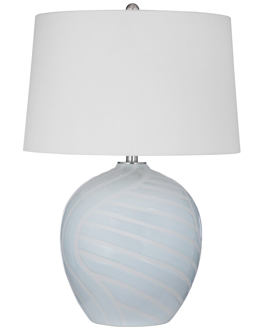 Bassett Mirror Lyance Table Lamp In Blue