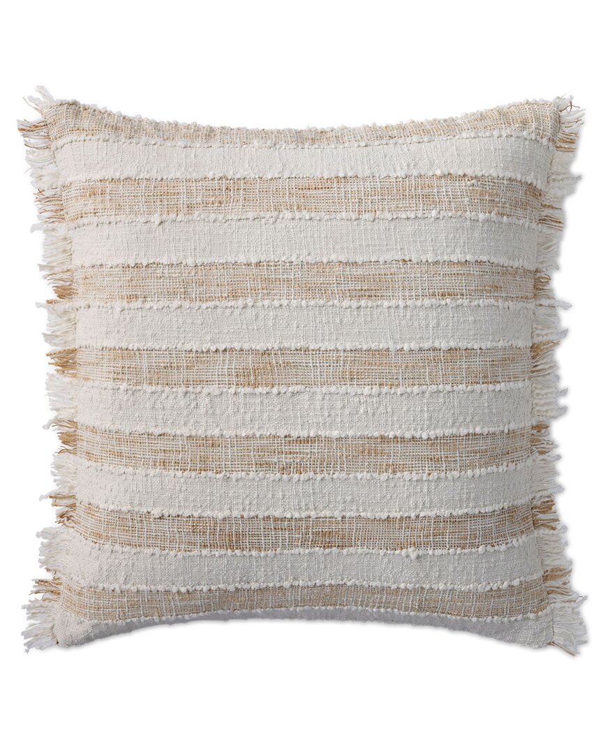Loloi Ii Loloi 22x22in Pillow Cover With Down Insert In Beige