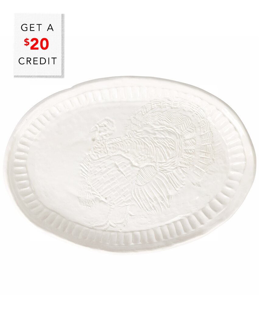 Vietri Pietra Tacchino Large Oval Platter
