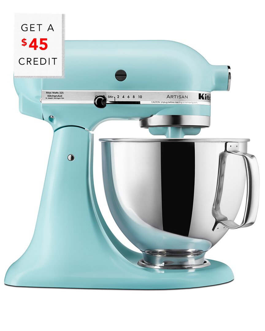 Kitchenaid Artisan Series 5qt Ice Blue Tilt-back Head Stand Mixer$45 Credit With $45 Credit