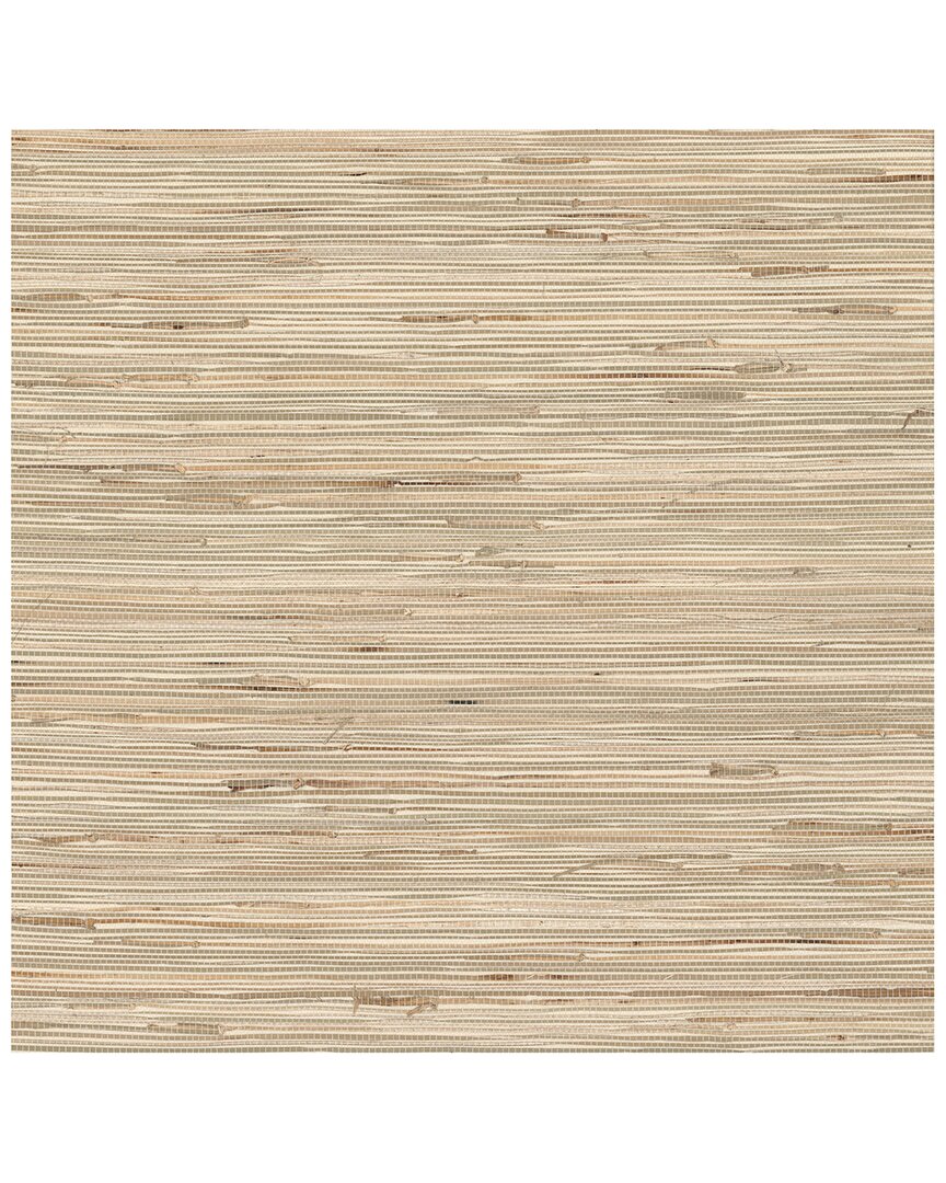 Kenneth James Bataan Wheat Grasscloth Wallpaper In Wheat
