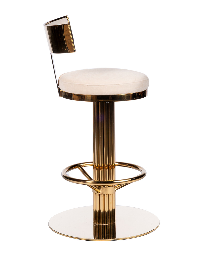 Statements By J Oscar Swivel Gold Counter Chair