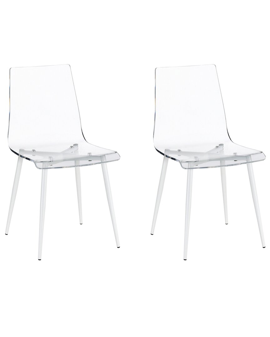 Progressive Furniture Acrylic Dining Chair In Clear
