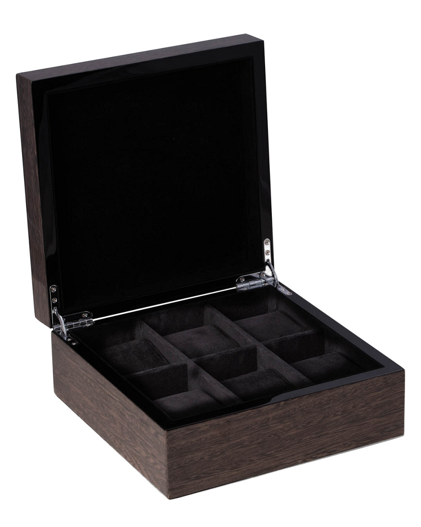 Bey-berk Charles High Lacquered Italian Veneer Grey Watch Box