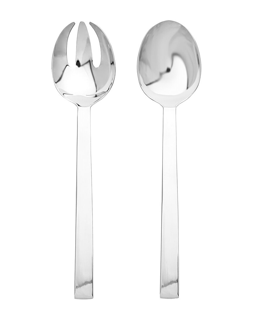 Shop Ricci Argentieri Rapallo 18/10 Stainless Steel 2pc Salad Serving Set