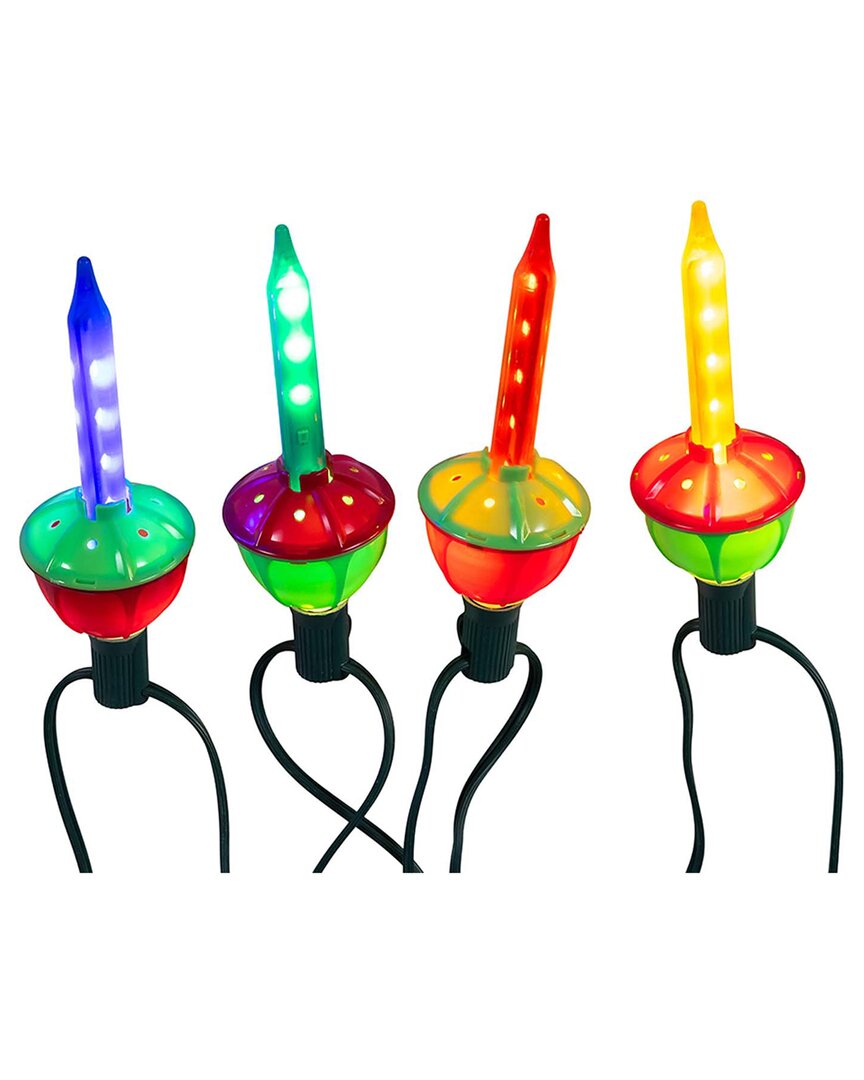 Kurt Adler Ul 7-light Led Multicolor Bubble String Light Set