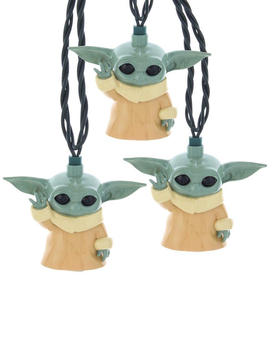 Kurt Adler Ul 10-light Star Wars The Child Light Set In Multi