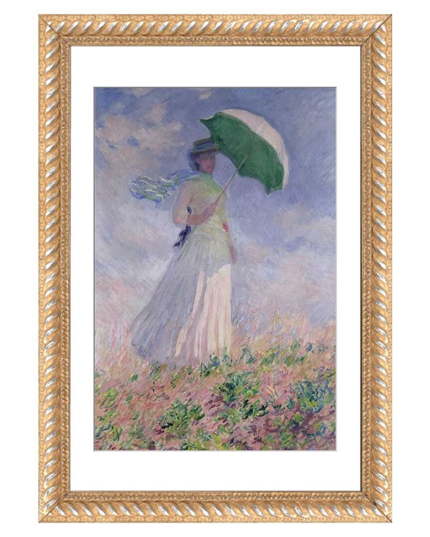 Shop Icanvas Woman With A Parasol Turned To The Right, 1886 By Claude Monet Wall Art