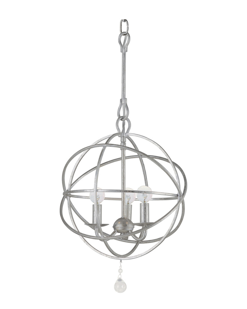 Crystorama 3-light Solaris Mini Chandelier