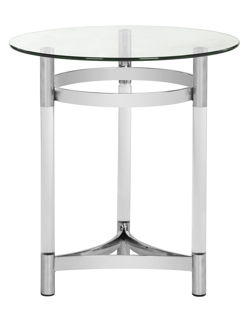 Safavieh Letty Round Glass End Table