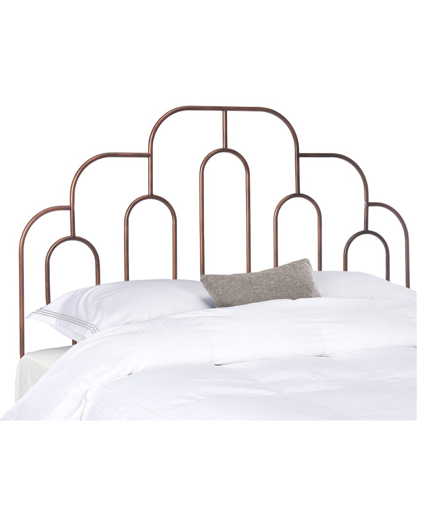 Shop Safavieh Paloma Metal Retro Headboard In Metallic