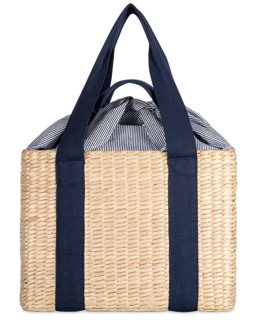 Picnic Time Parisian Picnic Basket Tote Bag In Brown