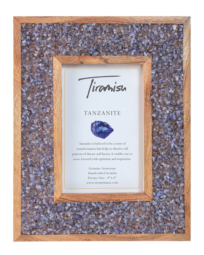Tiramisu Twinkling Tanzanite Picture Frame In Purple