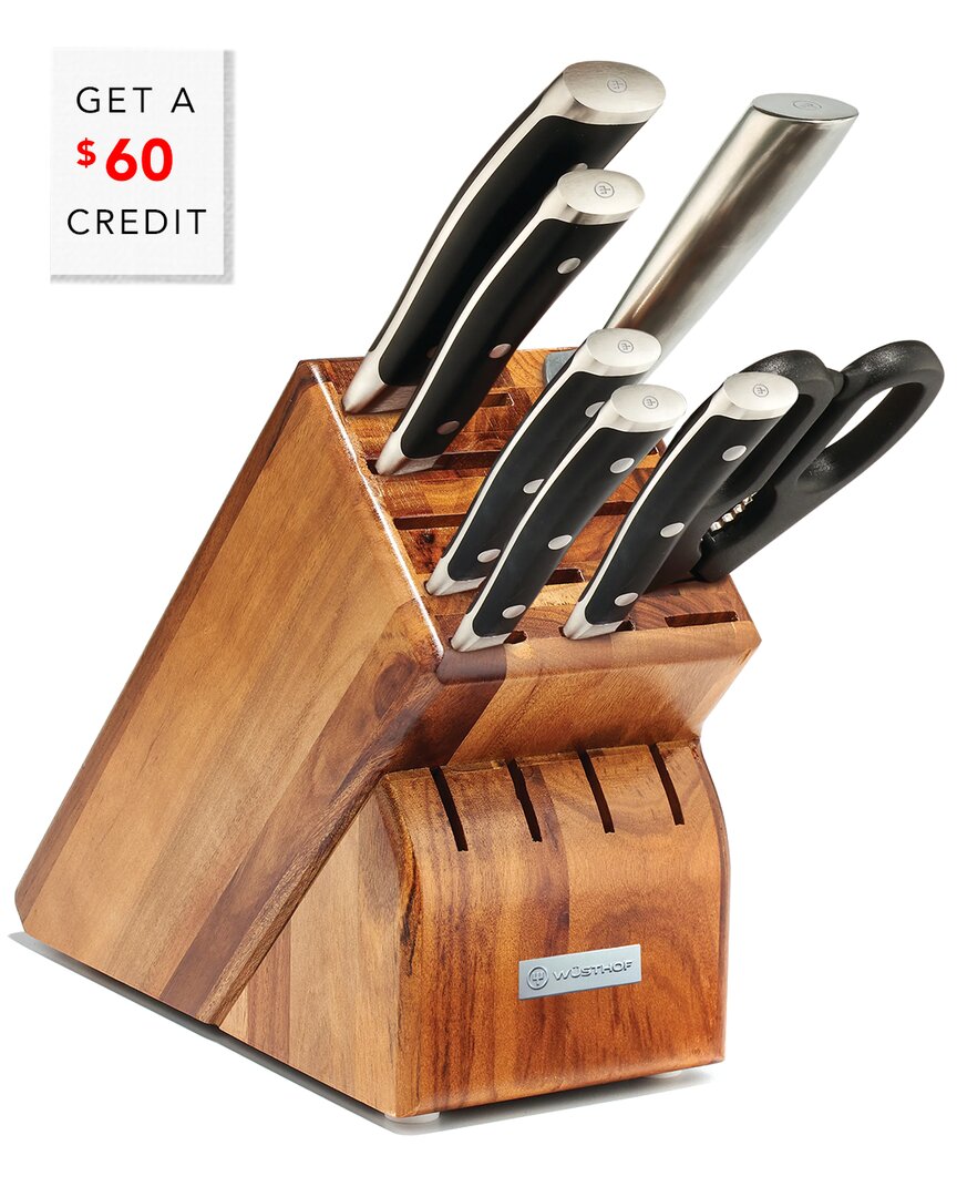 Wusthof Classic Ikon 8pc Knife Block Set In Multi