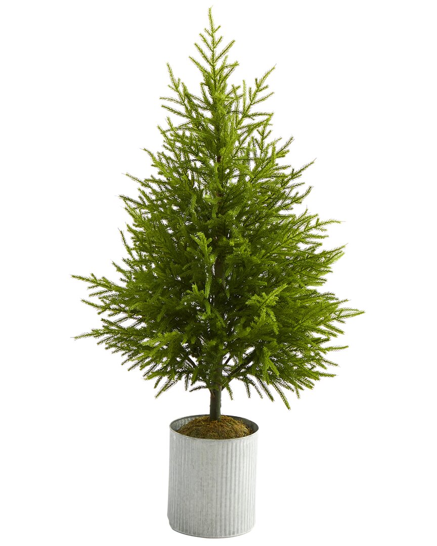Nearly Natural 49in. Norfolk Island Pine Natural Look Artificial Tree In Green