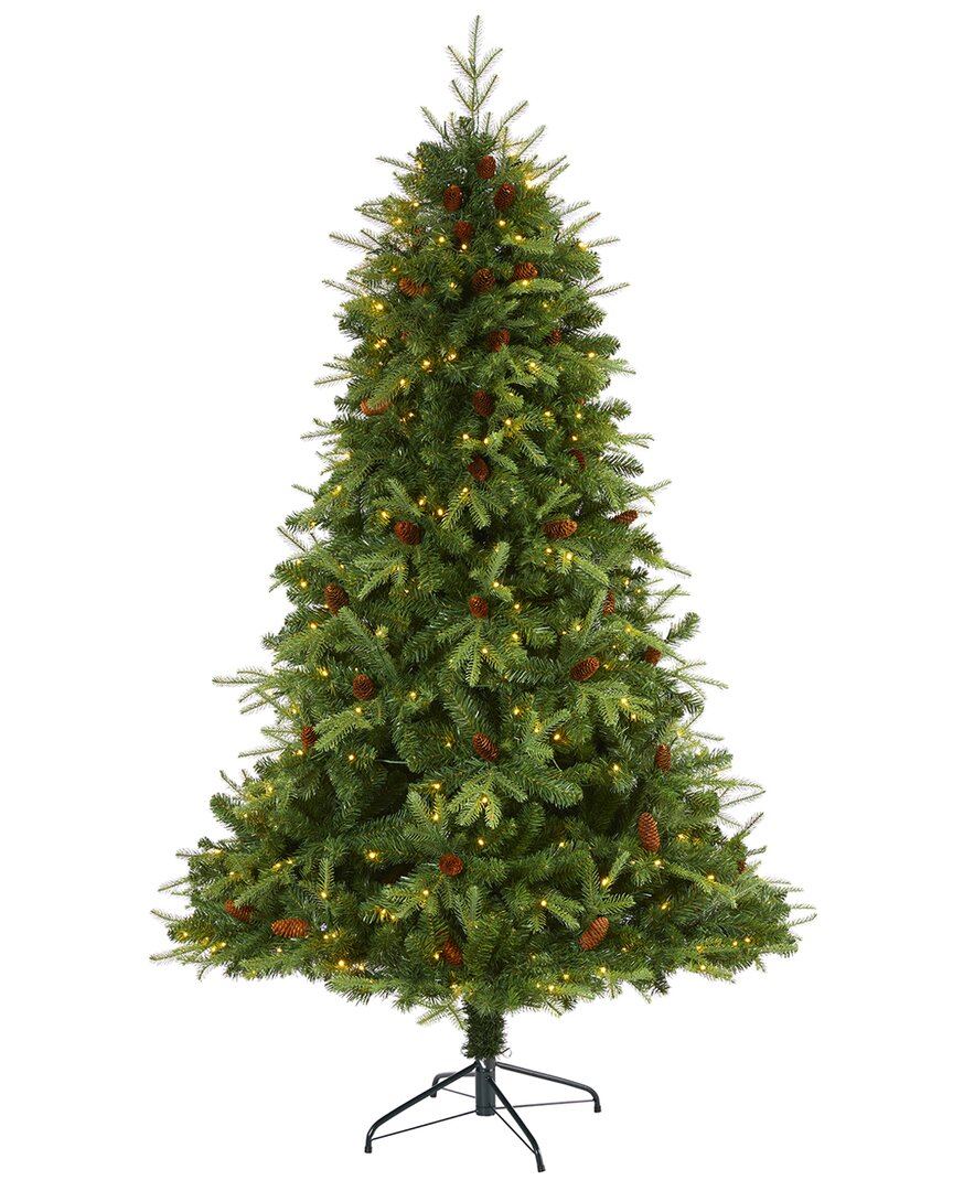 Nearly Natural 7ft. Wellington Spruce Natural Look Artificial Christmas Tree In Green