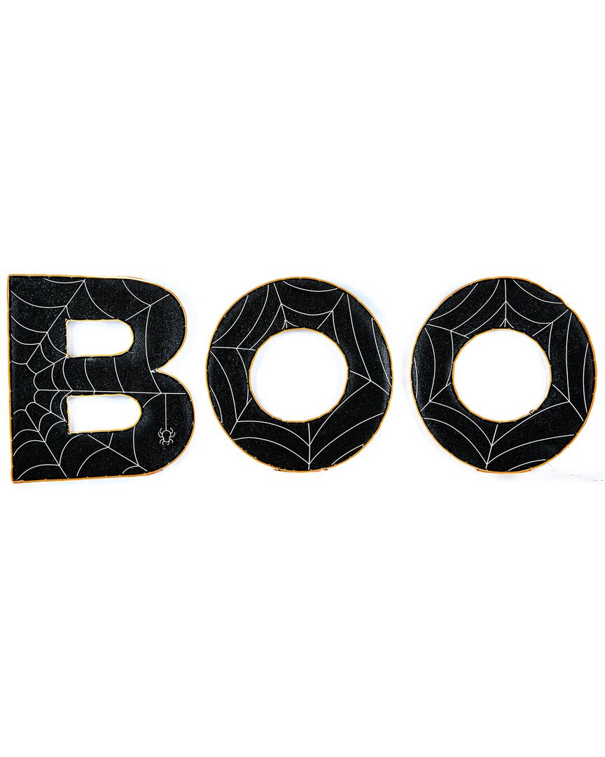 National Tree Company 47 Boo Sign With Led Light Strips In Orange