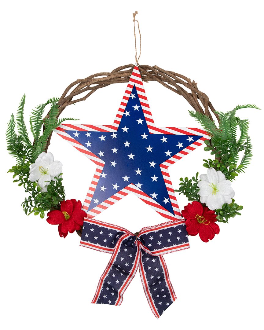 Gordon Companies Northlight Wreath In Blue