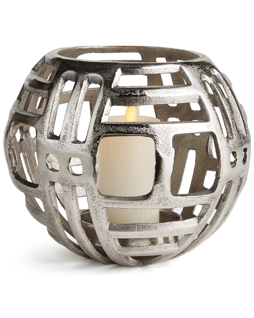 Napa Home & Garden Cecil Hurricane Medium In Silver