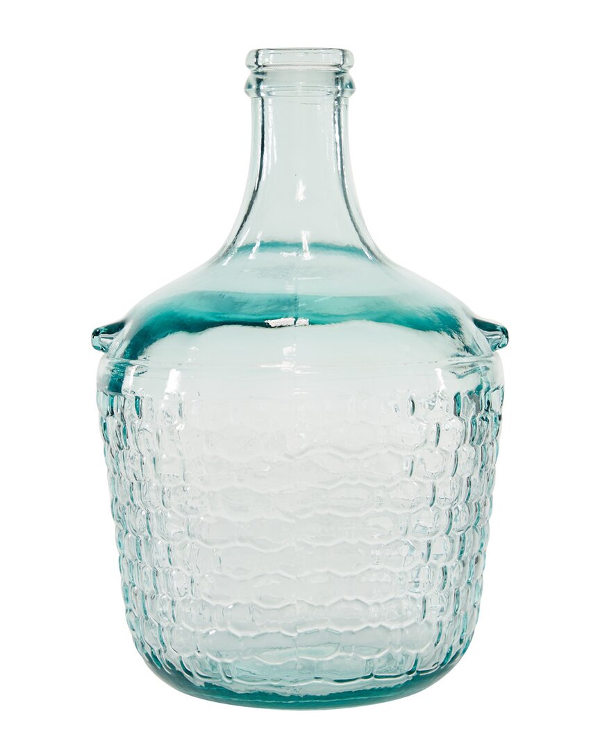 Peyton Lane Clear Glass Farmhouse Vase