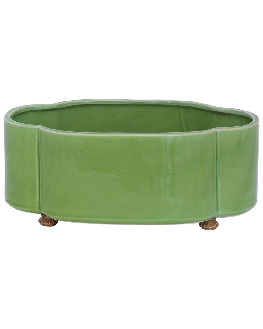 Port 68 Carol Oval Planter In Green
